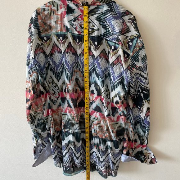 Arnold Zimberg Shirt - Multi-Colour Patterned - X-Large - Loose Fit - Picture 4 of 5